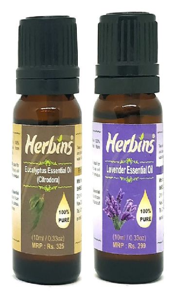 Herbins Essential Oil Combo (Eucalyptus and lavender)