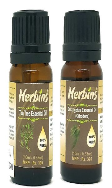 Herbins Essential Oil Combo (Tea Tree and Eucalyptus)