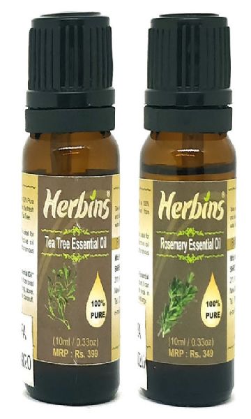 Herbins Essential Oil Combo (Tea Tree anfd Rosemary)