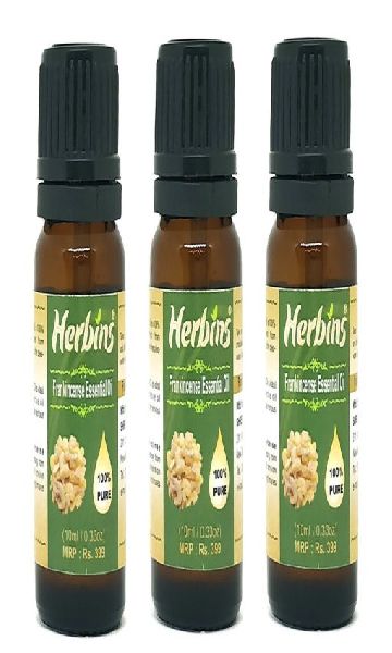 Herbins Frankincense Essential Oil Combo 3, Color : Light yellow