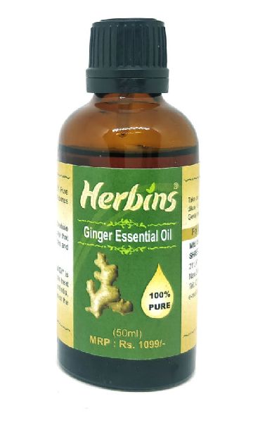 Herbins Ginger essential Oil 50ml