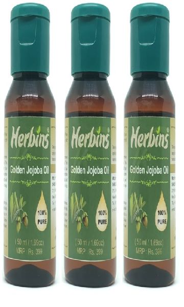 Herbins Golden Jojoba Oil Value Combo Set of 3