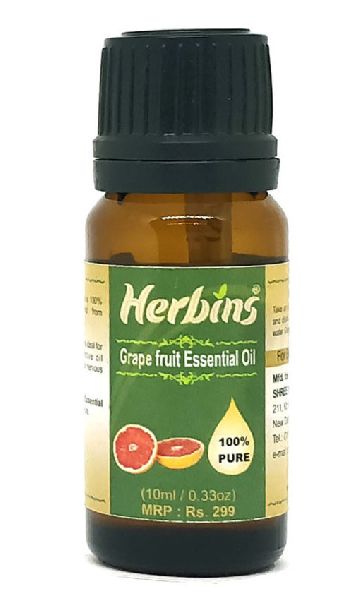 Herbins Grape Fruit Essential Oil 10ml