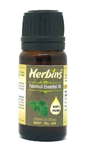 Herbins Patchouli Essential Oil 10ml