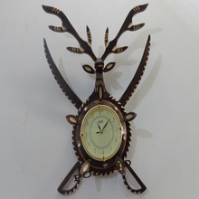 Antique wooden wall clock