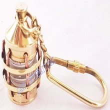 Brass Lantern Key Chain