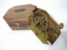 Brass Sundial Compass Pendulum