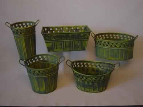 Iron PLANTER and POTS