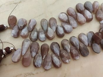 Grey- Peach Moonstone Gemstone