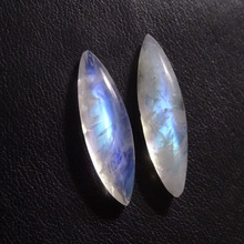 Pair Rainbow Moonstone