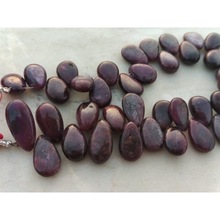 Pears strand Gemstone beads, Color : Red