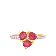 Ruby Ring with Diamond, Occasion : Anniversary, Engagement, Gift, Party, Wedding, Birthday