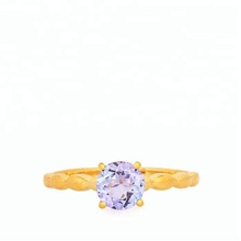 Tanzanite Gold Plated Sterling Silver Ring, Gender : Women's