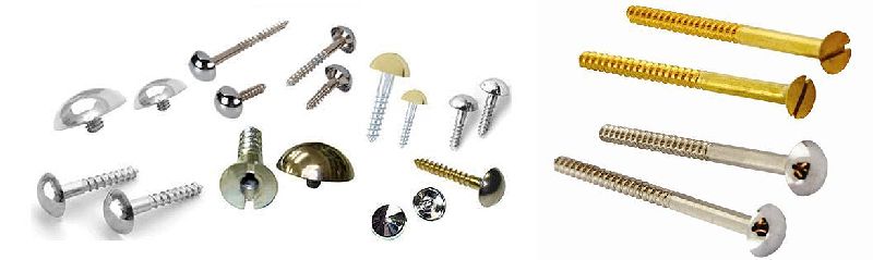 Brass Mirror Screws, Specialities : Durable, Easy To Fit