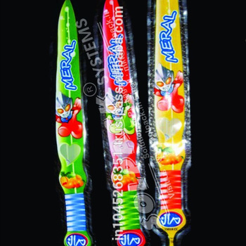 Shaped liquid bags for ice lolly, Feature : Disposable