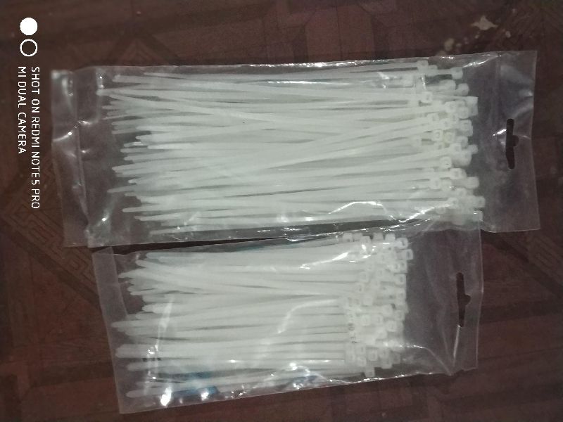 Non Polished Nylon Cable Tie, Width : 2.5-3mm, 3.5-4mm