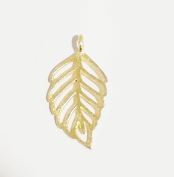 Brushed Gold Plated Charms Pendant, Occasion : Gift