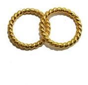 Handmade Gold Plated Newest Design Jump Ring