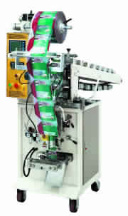 Vertical Potato Chips Packing Machine With Tray Conveyor