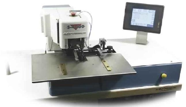 AMF Reece S-4000 ISBH Indexer - Chainstitch Imitation Sleeve Buttonhole Machine
