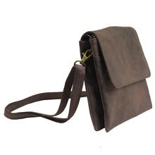 Genuine Leather side bag with strap., Style : Latestasion