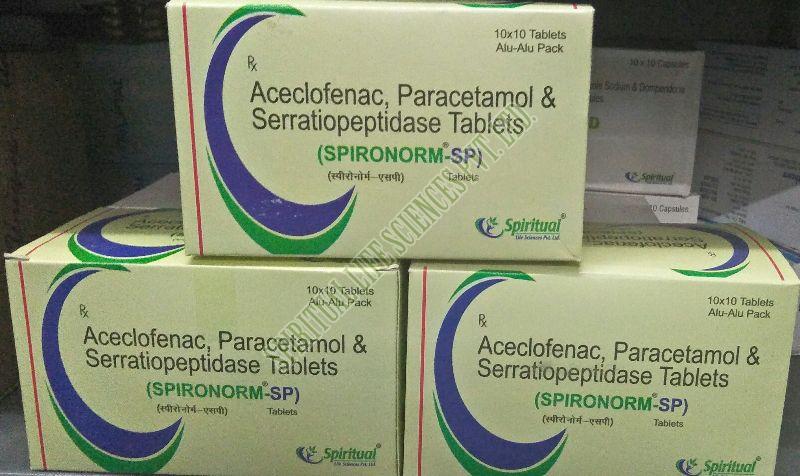 Spironorm - SP Tablets, Packaging Size : 10x10