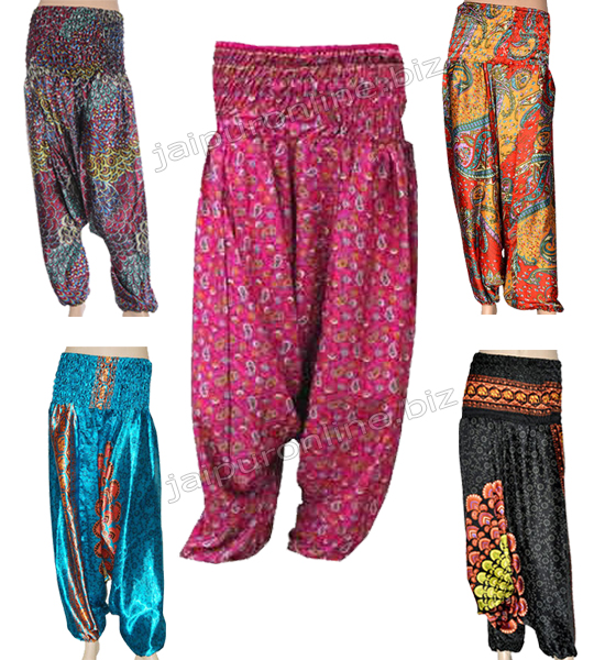 Flower Prints Harems Pants and Trousers