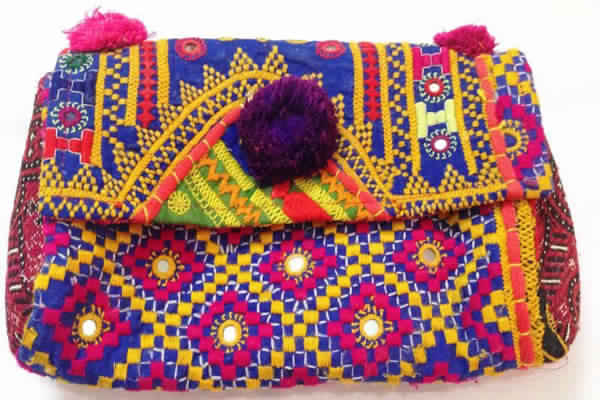 Handmade Clutch Handbag, Color : Multi-Color