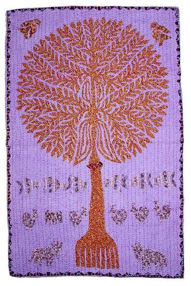 Kantha 100% Cotton Wall Hangings, Color : Multi-Color
