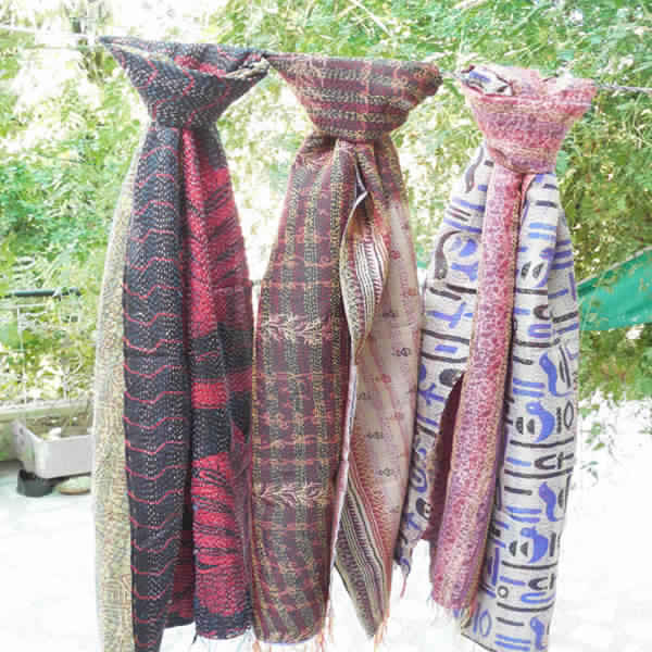 Old Vintage Kantha Stoles Scarf