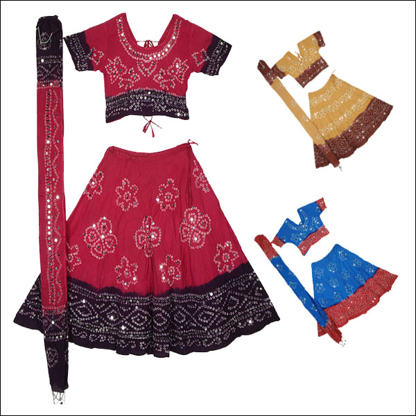Rajasthani Ghagra Choli For Kids Dress