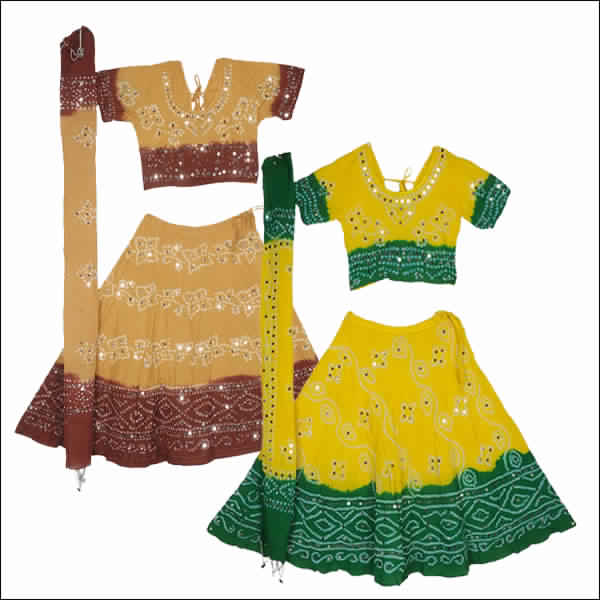 Rajasthani Lehenga Choli For Kids Dress