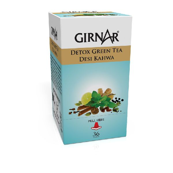 Girnar Green Tea Detox, Certification : FDA, ISO