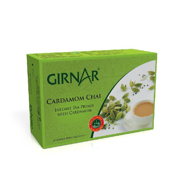 Girnar Instant Premix With Cardamom, Certification : FDA, ISO, Tea Board of India