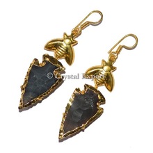 Crytalexport.com Agate Arrowheads Earrings, Occasion : Anniversary, Engagement, Gift