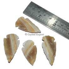 Gemstone Agate Banded Arrowheads