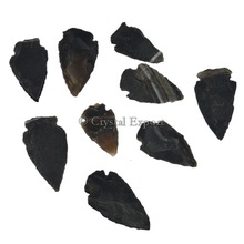 Gemstone Black Onyx Agate Arrowheads