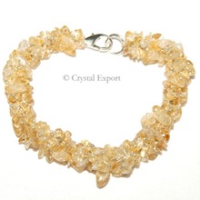 Citrine Hand Made Chips Bracelets, Occasion : Anniversary, Engagement, Gift, Party