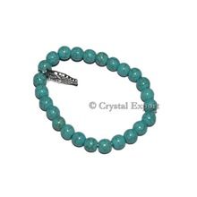 Gemstone Turquoise Bracelets With Owl