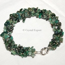 Green Jade Hand Made Chips Bracelets, Occasion : Anniversary, Engagement, Gift, Party