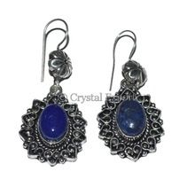 Lapis Tibetan Earring