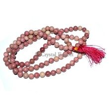 Rhodochrosite Prayer Mala 108 Beads: