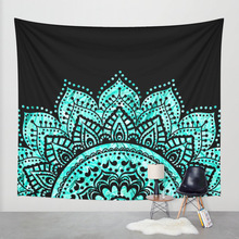 GODKABIR 100% Cotton Mandala tapestry bedsheets, Pattern : Printed