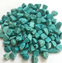 Turquoise tumbled stone