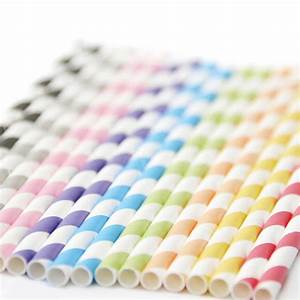 Multicolor Paper Straws