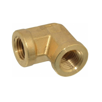 Metal alloys Equal brass 90 female elbow, Technics : Forged
