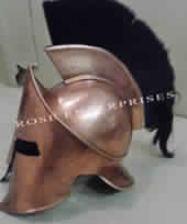 Armor Helmet With Black Plume
