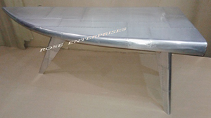 Folding Three Stand Aeroplane Desk, Size : 185 x 90 x 20 cm.