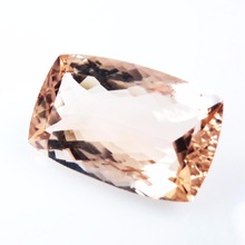 Morganite Faceted Stone, for Jewelry Setting