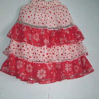 Custom Brand Polyester / Cotton ladies skirts, Technics : Embroidered